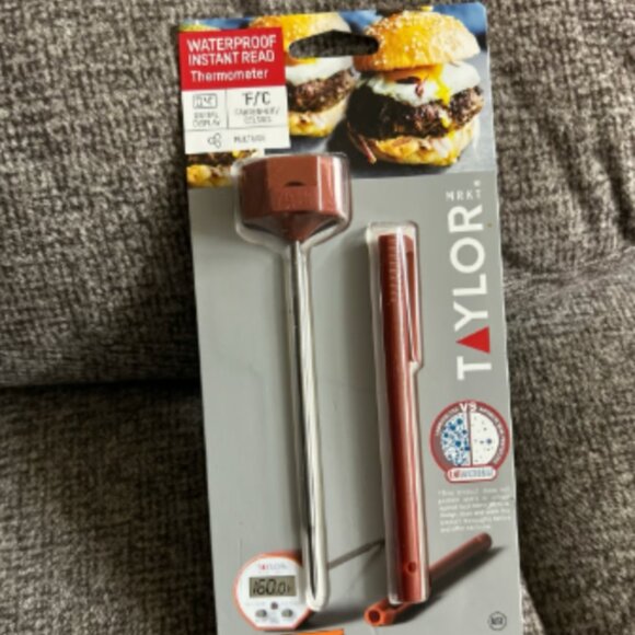 Taylor Waterproof Instant Read Cooking Meat Thermometer New in Box NIB - Picture 1 of 2
